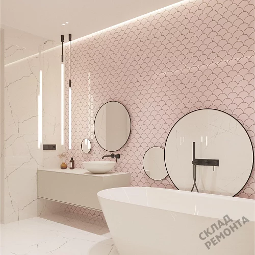 Фото Мозаика Orro Розовый пион 25,9*27,3 – купить в Ростове-на-Дону: цена, описание, фото. Интернет-магазин 2
