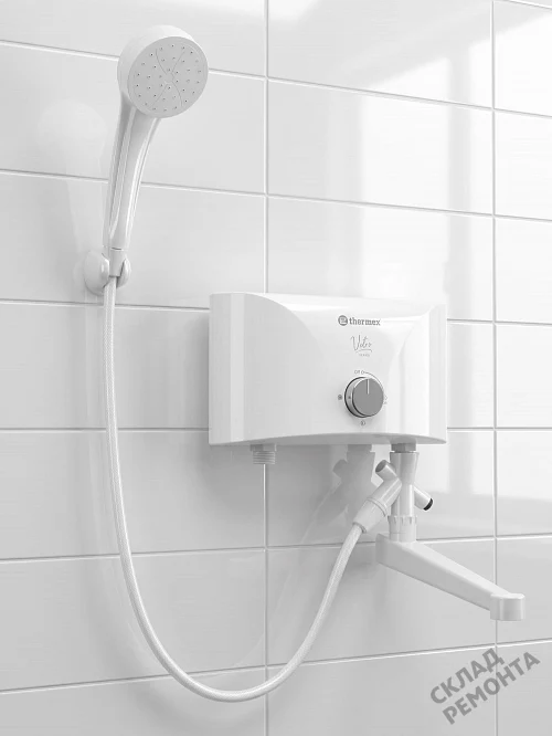 Фото Водонагреватель проточный Thermex Vetro 5500 combi л. – купить в Ростове-на-Дону: цена, описание, фото. Интернет-магазин 1