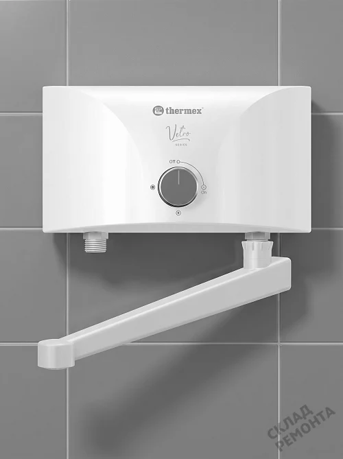 Фото Водонагреватель проточный Thermex Vetro 6500 tap – купить в Ростове-на-Дону: цена, описание, фото. Интернет-магазин 1