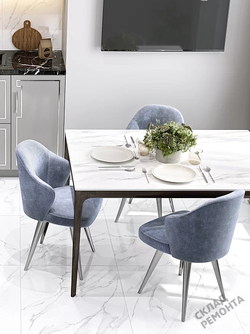Фото Керамогранит лаппатированный Alma Ceramica Невада GFU6060NVD07L белый 600*600*9 – купить в Ростове-на-Дону: цена, описание, фото. Интернет-магазин 1