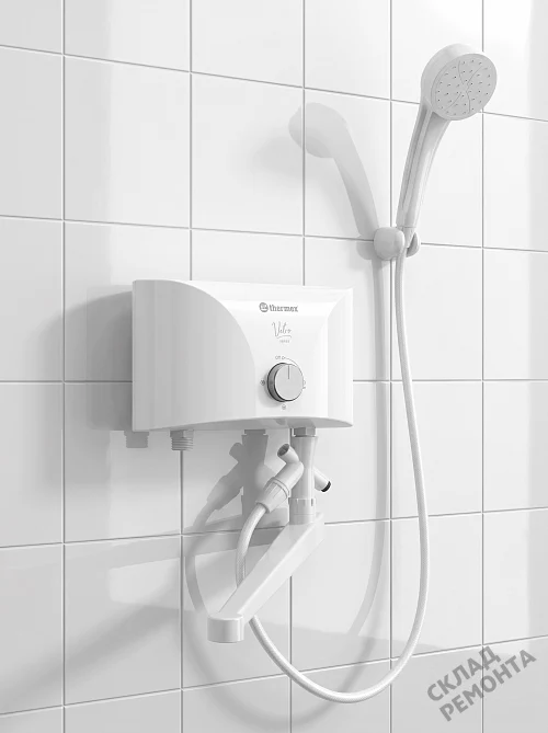 Фото Водонагреватель проточный Thermex Vetro 6500 combi – купить в Ростове-на-Дону: цена, описание, фото. Интернет-магазин 1