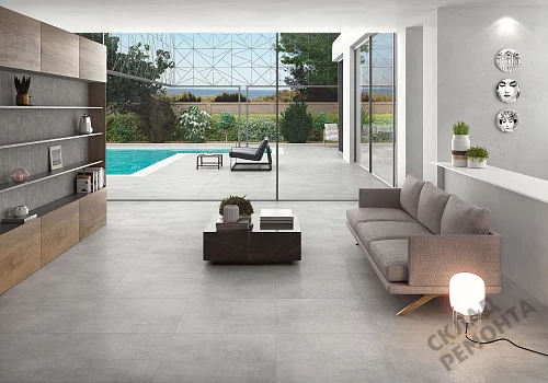 Фото Керамогранит матовый Steppe Ceramics Concrete Grey серый 600*600*9 – купить в Ростове-на-Дону: цена, описание, фото. Интернет-магазин 2