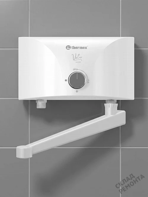 Фото Водонагреватель проточный Thermex Vetro 6500 tap л. – купить в Ростове-на-Дону: цена, описание, фото. Интернет-магазин 1