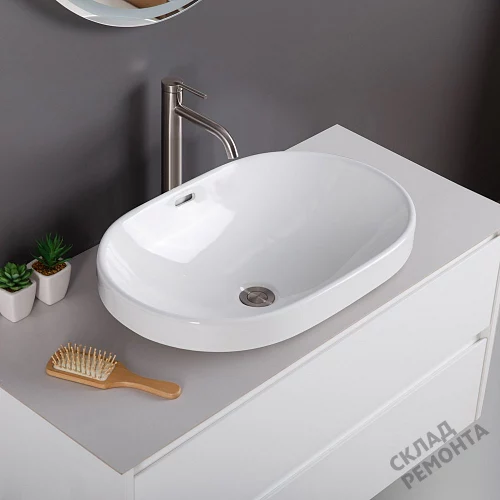 Фото Раковина накладная BelBagno BB1004 60 см купить в Ростове-на-Дону: цена, описание, фото. Интернет-магазин 5