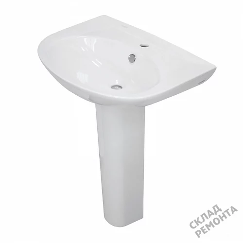 Фото Пьедестал для раковины Sanita Luxe Classic CLCSLWB01, белый купить в Ростове-на-Дону: цена, описание, фото. Интернет-магазин 2