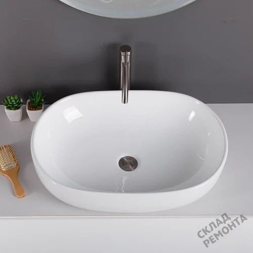 Фото Раковина накладная BelBagno BB1084 60 см купить в Ростове-на-Дону: цена, описание, фото. Интернет-магазин 5