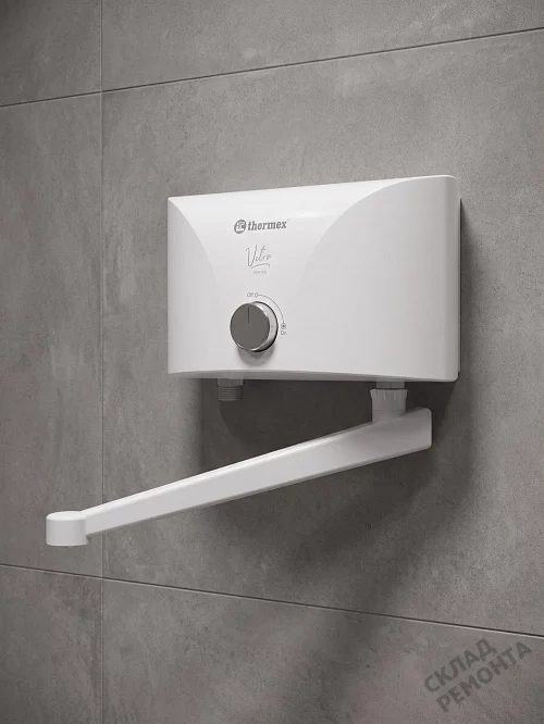 Фото Водонагреватель проточный Thermex Vetro 5500 tap л. – купить в Ростове-на-Дону: цена, описание, фото. Интернет-магазин 1
