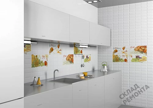 Фото Вставка Azori Вог Миеле разноцветный 201*405 – купить в Ростове-на-Дону: цена, описание, фото. Интернет-магазин 3