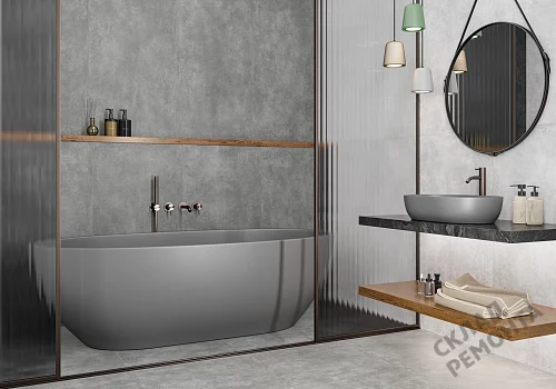 Фото Керамогранит матовый Alma Ceramica Тотем GFU60120TTM70R серый 1200*600*8,5 – купить в Ростове-на-Дону: цена, описание, фото. Интернет-магазин 3