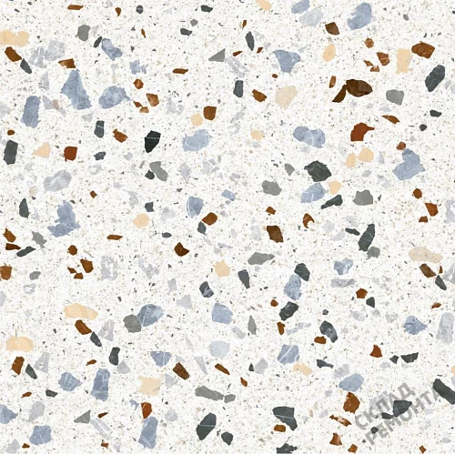 Фото Керамогранит матовый Steppe Ceramics Chips White белый 600*600*9 – купить в Ростове-на-Дону: цена, описание, фото. Интернет-магазин 1