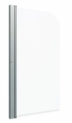 Шторка для ванны Triton Соло 4 мм хром 75*140