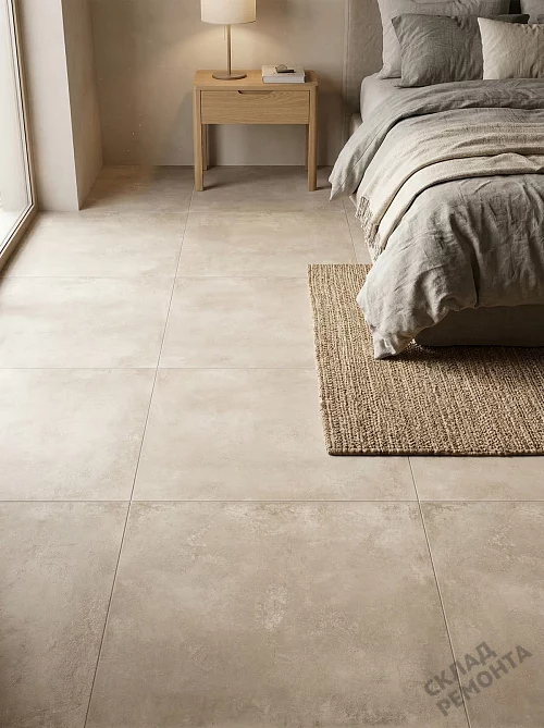 Фото Керамогранит матовый Alma Ceramica Тотем GFU6060TTM40R бежевый 600*600*9 – купить в Ростове-на-Дону: цена, описание, фото. Интернет-магазин 1