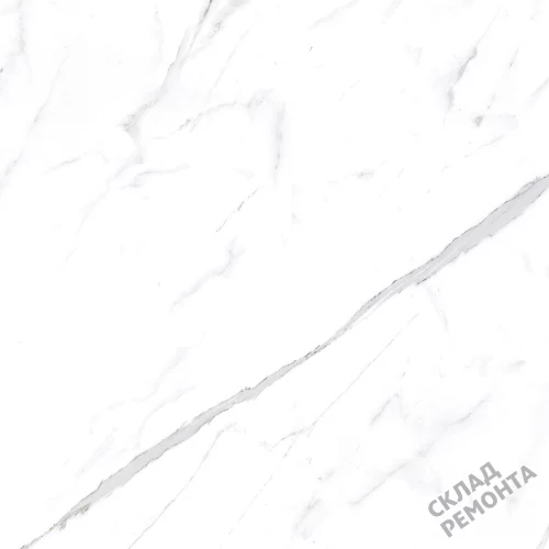 Фото Керамогранит матовый Steppe Ceramics Statuario White белый 600*600*9,5 – купить в Ростове-на-Дону: цена, описание, фото. Интернет-магазин 2