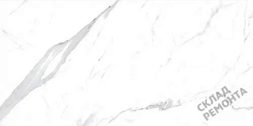 Фото Керамогранит матовый Steppe Ceramics Statuario White белый 600*1200*10 – купить в Ростове-на-Дону: цена, описание, фото. Интернет-магазин 2