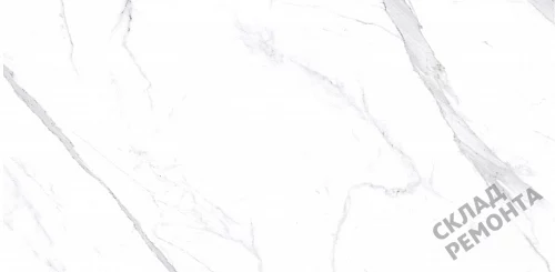 Фото Керамогранит матовый Steppe Ceramics Statuario White белый 600*1200*10 – купить в Ростове-на-Дону: цена, описание, фото. Интернет-магазин 1